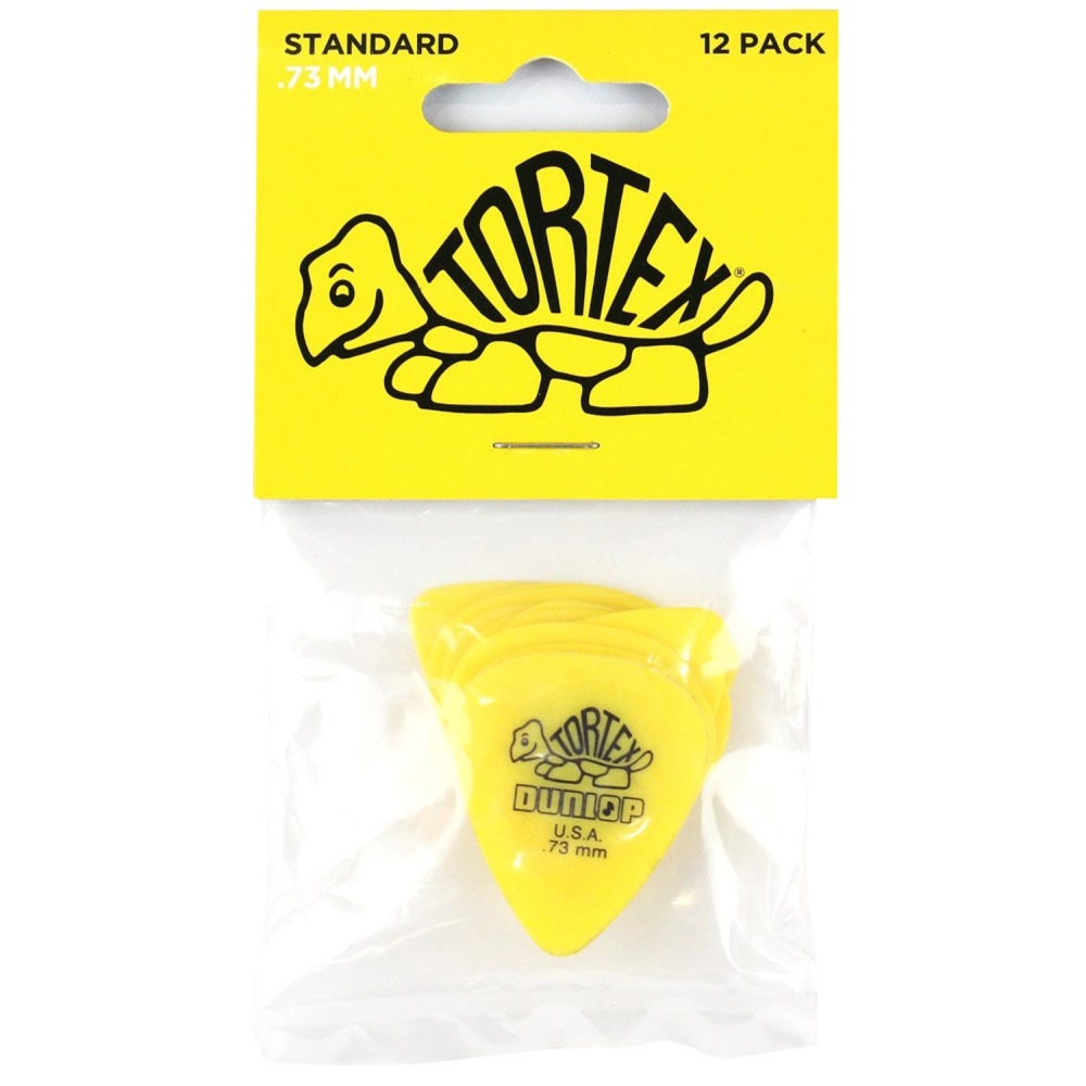 JIM DUNLOP Tortex Standard 0.73mm Yellow Player’s Pack ギターピック 12枚パック