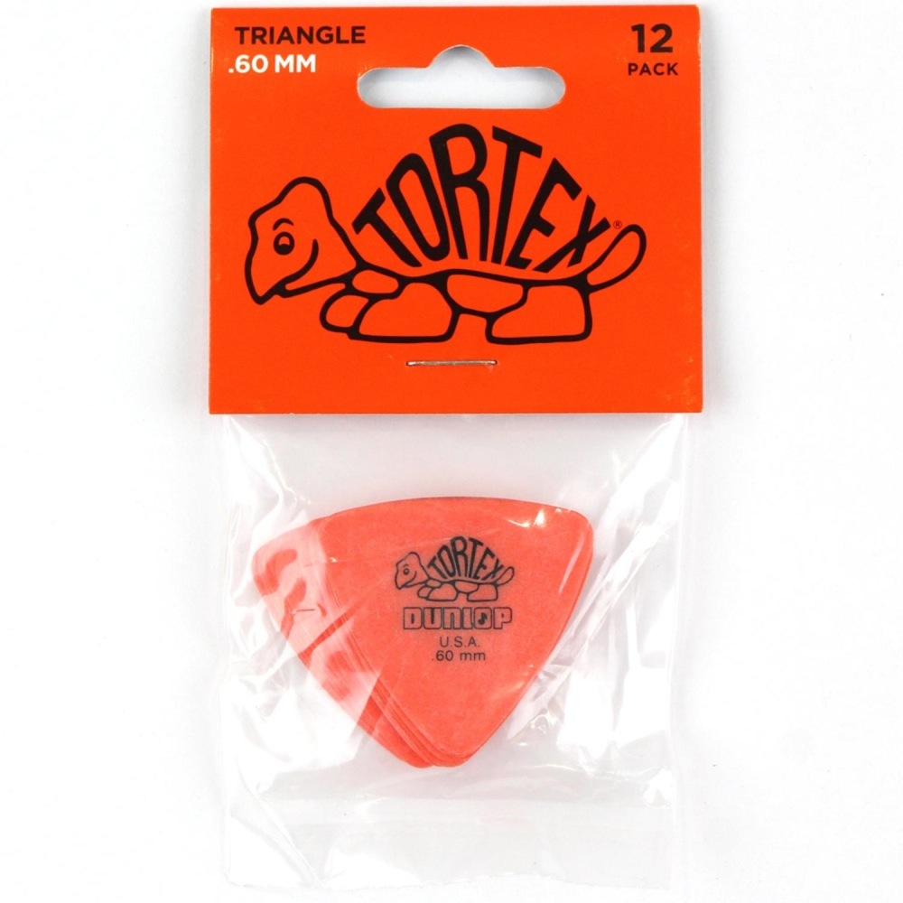 JIM DUNLOP Tortex Triangle 0.60mm Orange Player’s Pack ギターピック 12枚パック