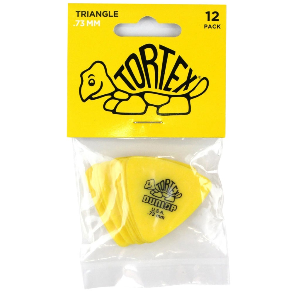 JIM DUNLOP Tortex Triangle 0.73mm Yellow Player’s Pack ギターピック 12枚パック