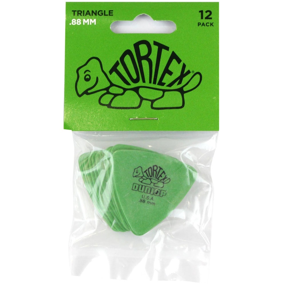 JIM DUNLOP Tortex Triangle 0.88mm Green Player’s Pack ギターピック 12枚パック