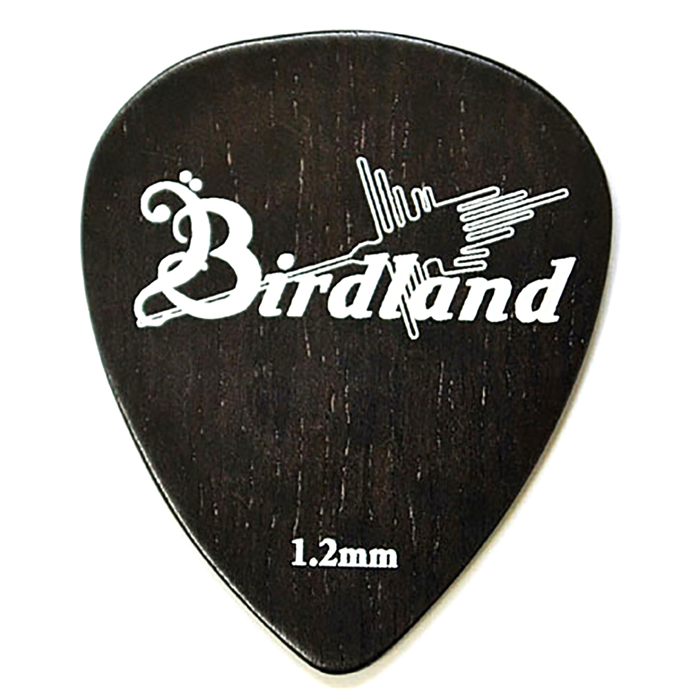 Birdland Ebony Flat Pick 1.2mm ギターピック