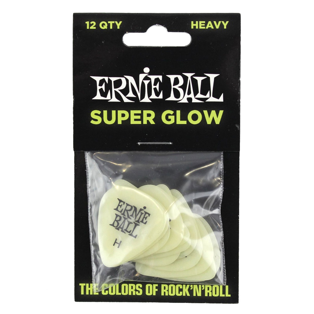 ERNIE BALL PICK #9226 Glow/DRK HEAVEY ギターピック 12枚入り