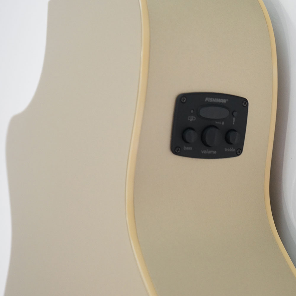 Fender Newporter Player CHP WN エレクトリックアコースティックギター プリアンプコントロール部の画像