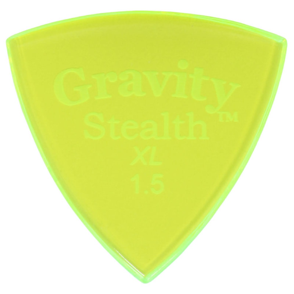 GRAVITY GUITAR PICKS Stealth -XL- GSSX15P 1.5mm Fluorescent Green ピック