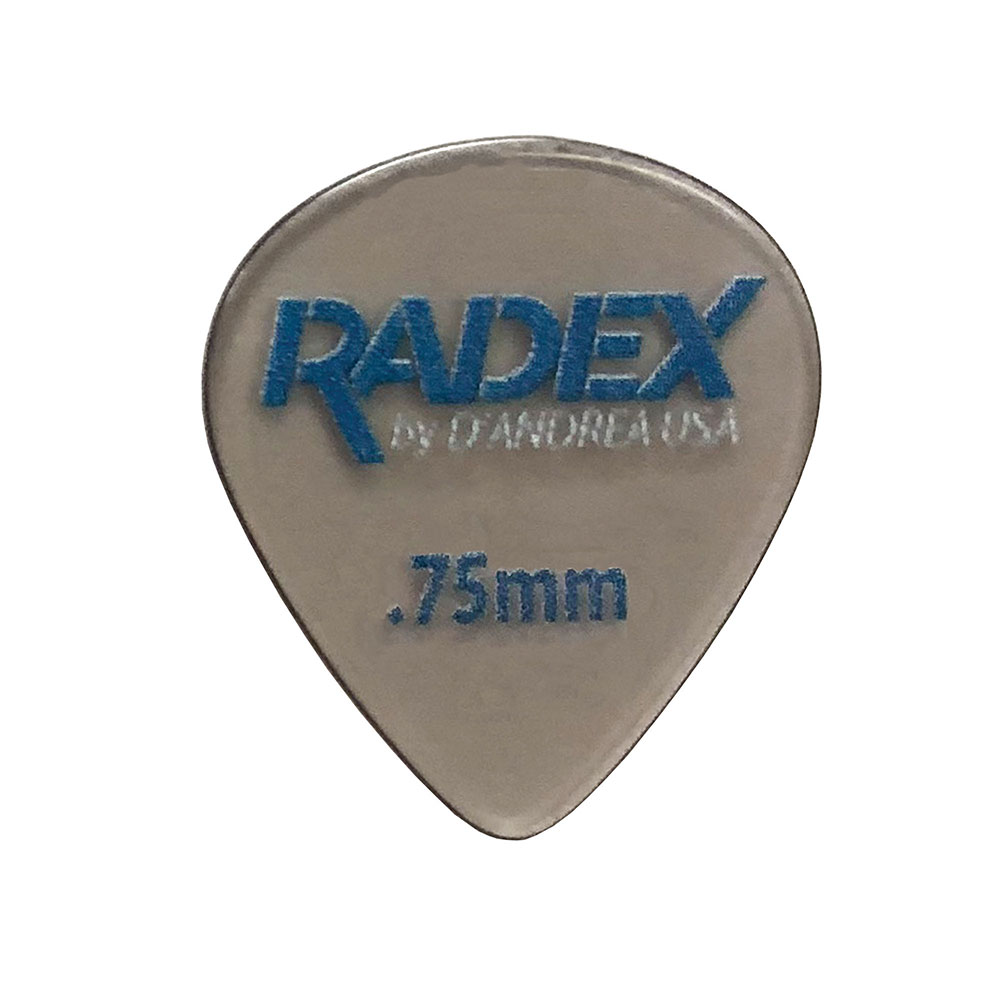D’Andrea RADEX RDX551 0.75mm ギターピック 6枚入り
