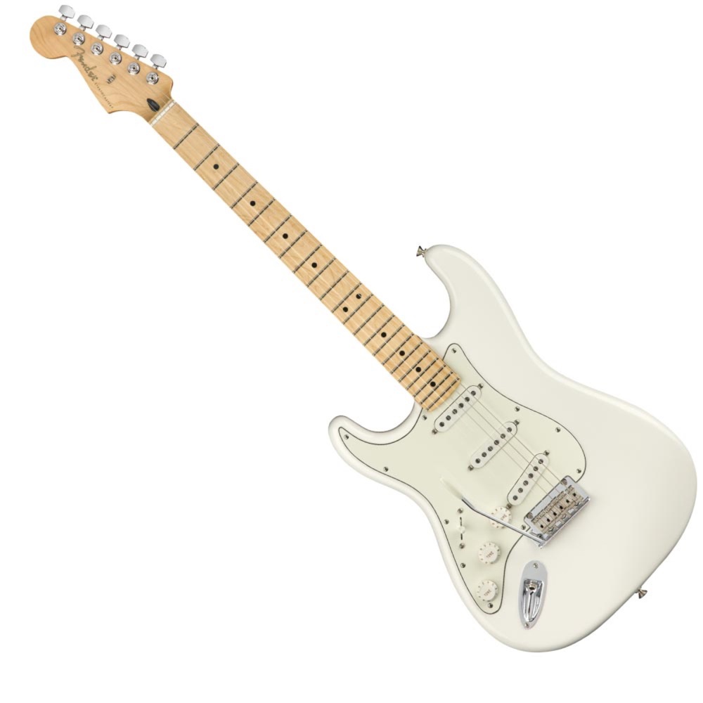Fender Player Stratocaster LH MN Polar White レフティ エレキギター