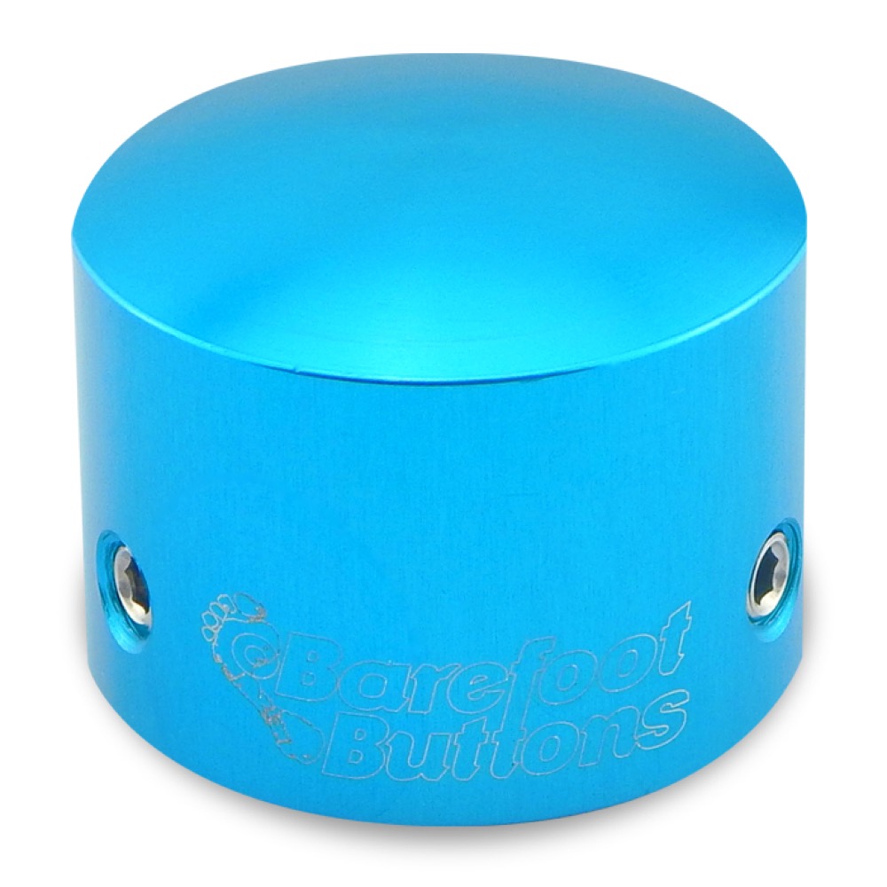 Barefoot Buttons V1 Tallboy Light Blue エフェクターフットスイッチボタン