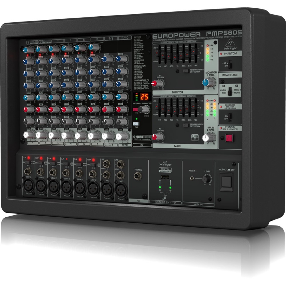 BEHRINGER PMP580S EUROPOWER 10ch コンパクト パワードミキサー