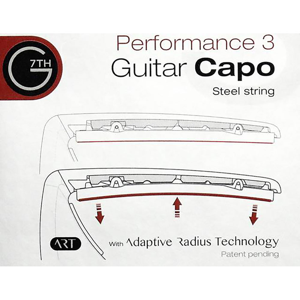G7th G7th Performance 3 ART Capo シルバー ギター用カポタスト 詳細画像