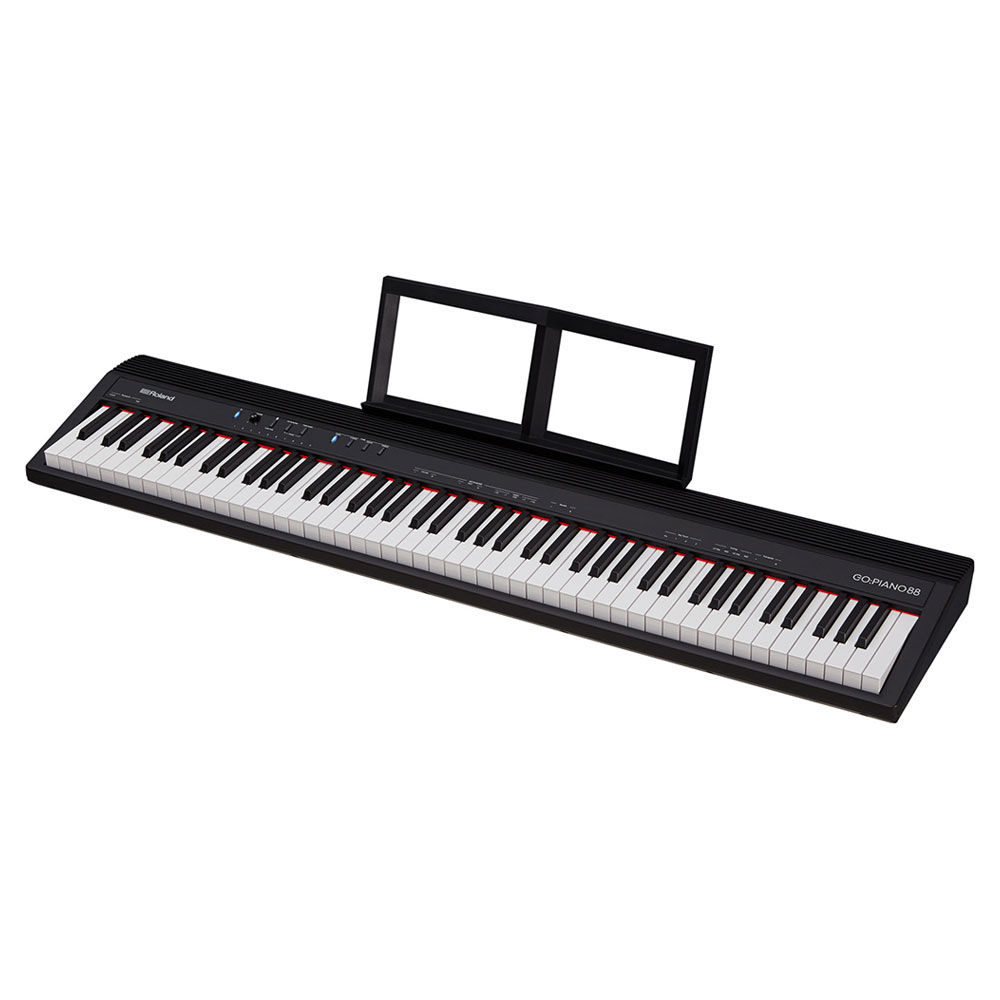 ROLAND GO-88 GO:PIANO88 Entry Keyboard Piano エントリーキーボード ピアノ 88鍵盤 譜面立て装着時