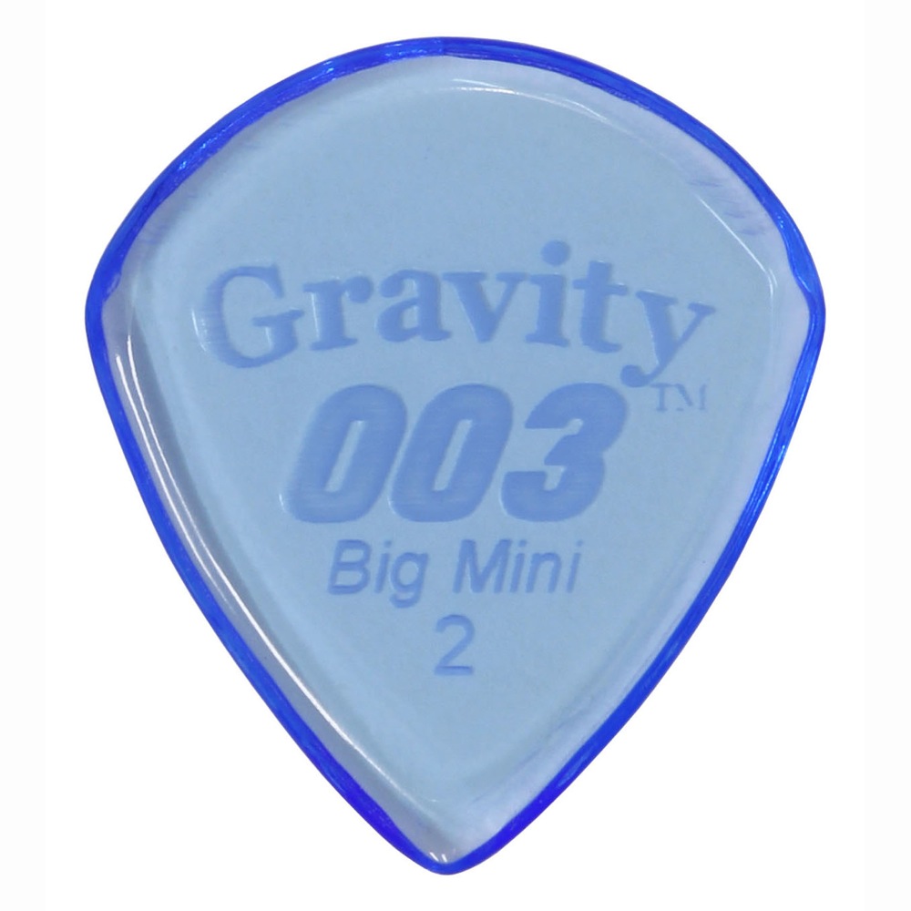 GRAVITY GUITAR PICKS G003B2P 003 XL BigMini 2.0mm Blue ピック