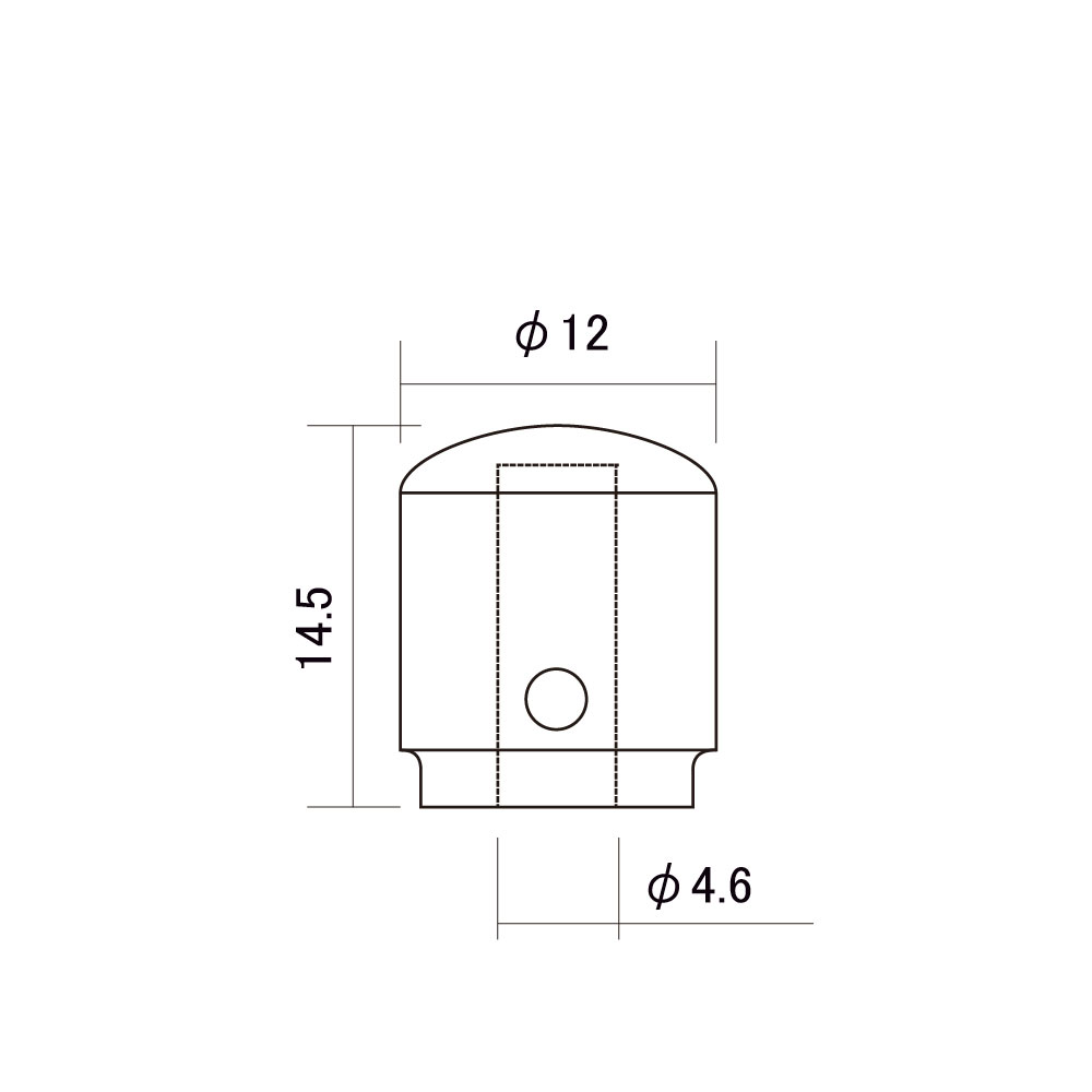 goldo KBGSC レバースイッチノブ クローム サイズ詳細