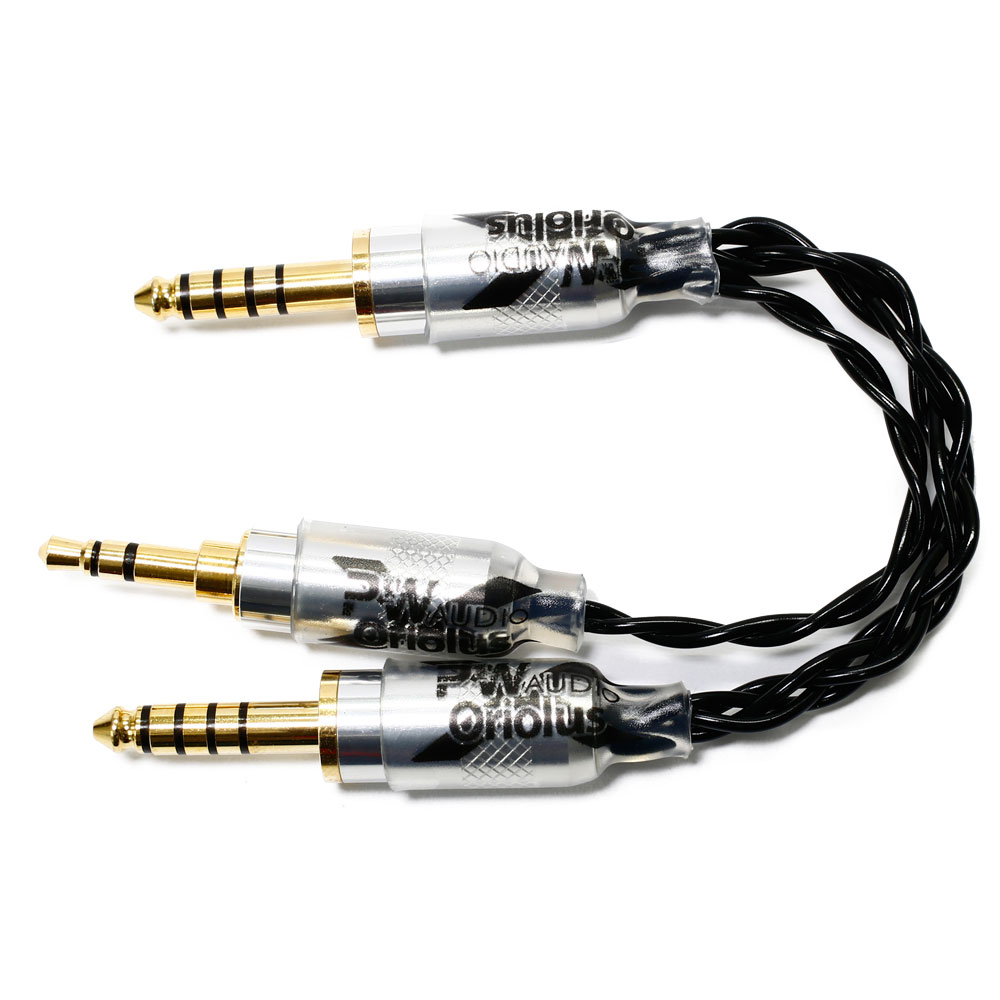 PW AUDIO 4.4mm+3.5mmGND to 4.4mm ofc cable for oriolus ヘッドホンアンプ用接続ケーブル