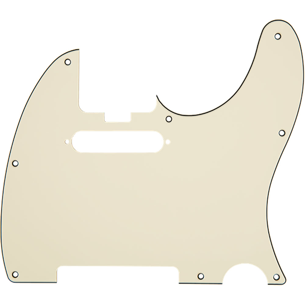 Fender Elite Tele Pickguard Parchment 3-Ply ピックガード