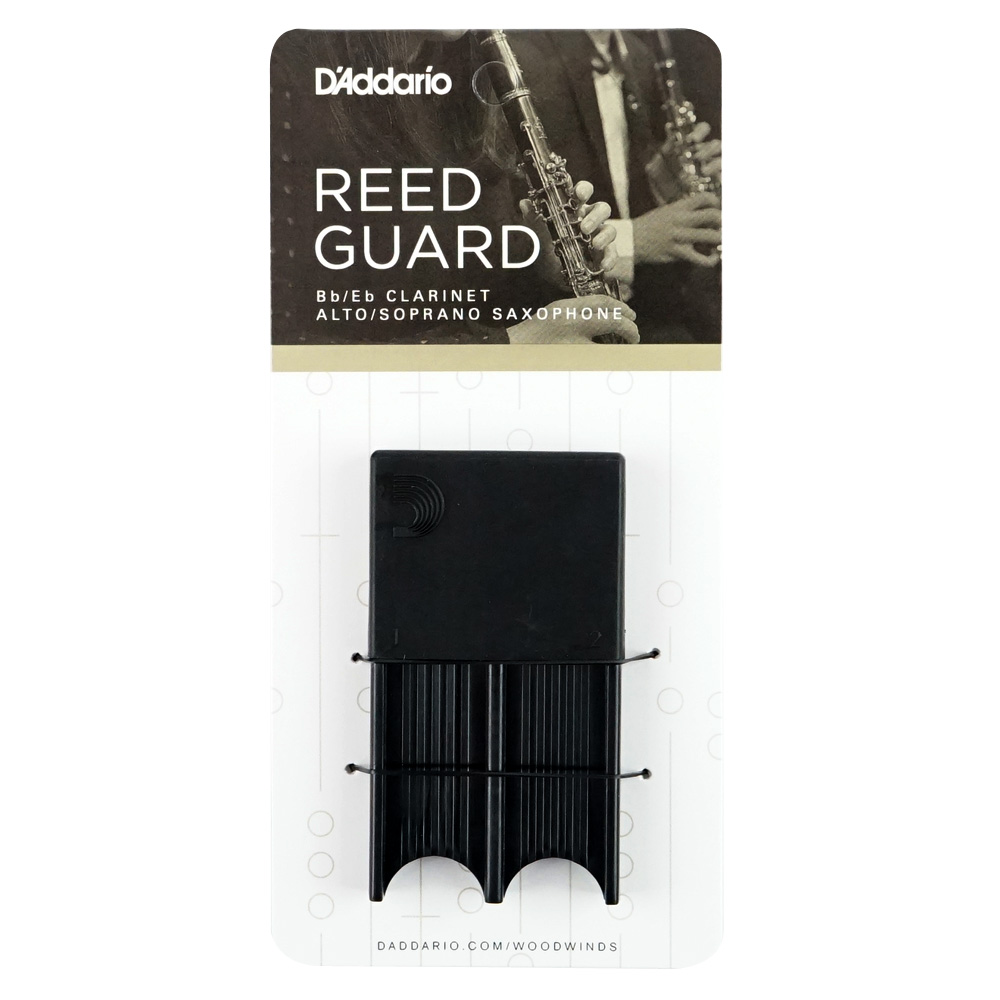 D’Addario Woodwinds/RICO DRGRD4ACBK リードガードIV クラリネット アルトサックス用 4枚収納 ブラック