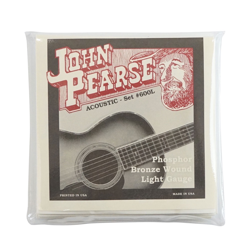John Pearse 600L アコースティックギター弦 12-53