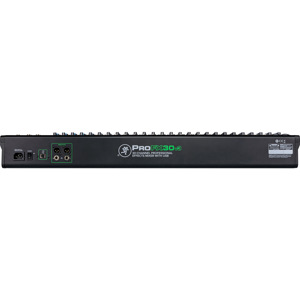 MACKIE ProFX30v3 30チャンネル エフェクター内臓 USBインターフェイス機能付き ミキサー