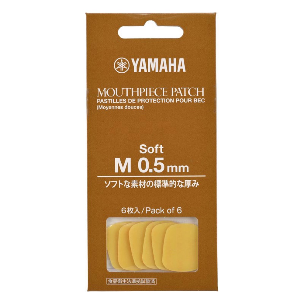 YAMAHA MPPA3M5S マウスピースパッチ Mサイズ 0.5mm ソフトタイプ 6枚入
