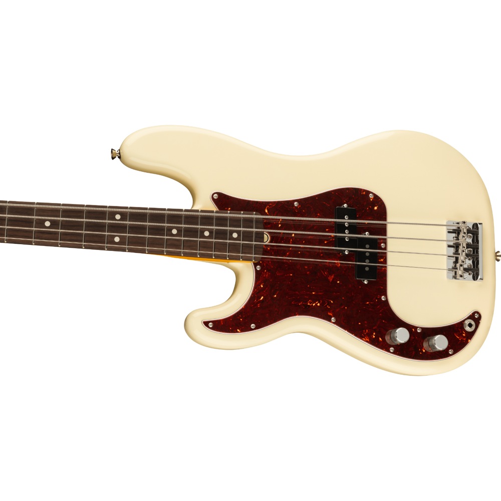 Fender American Professional II Precision Bass LH RW OWT エレキベース 斜めアングル画像