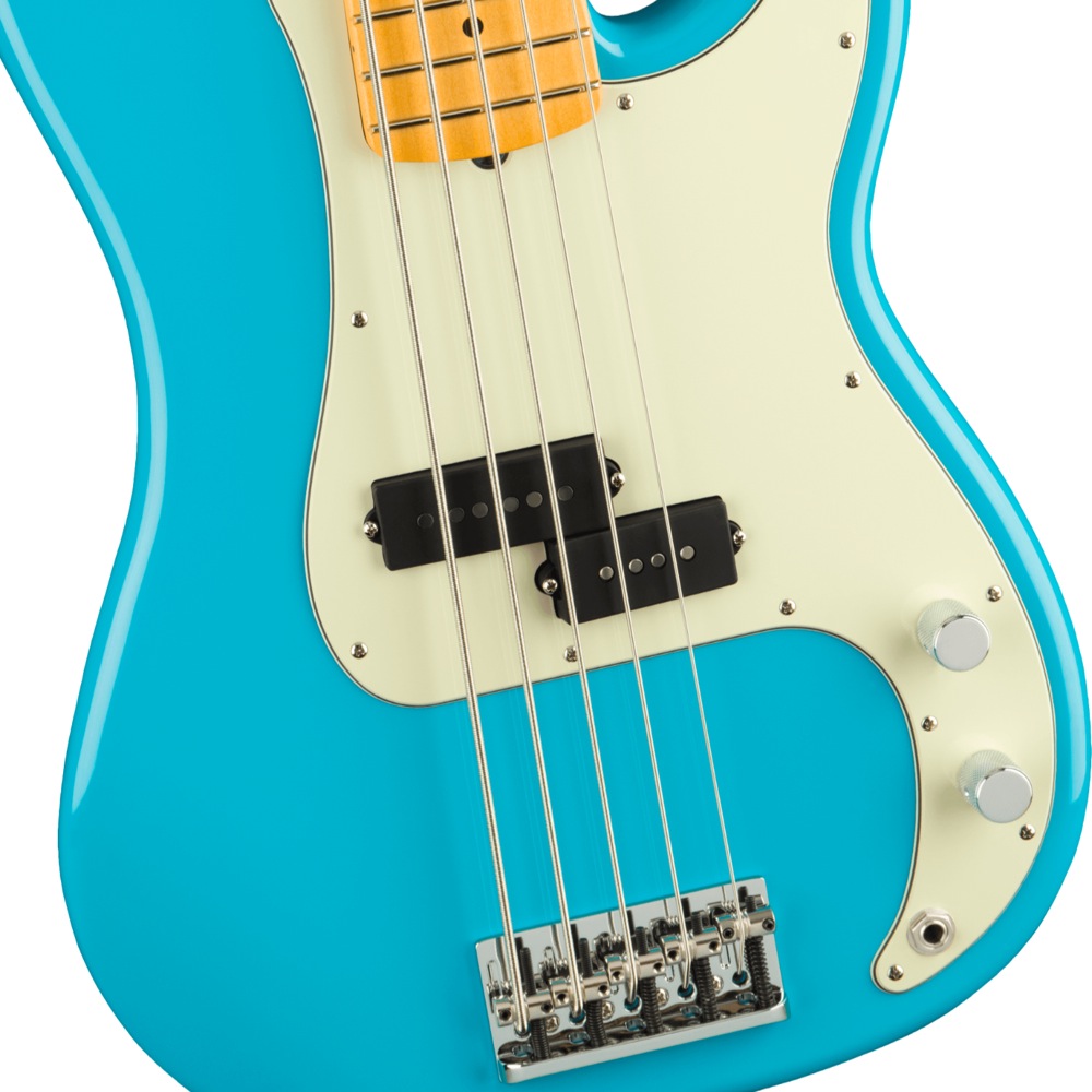 Fender American Professional II Precision Bass V MN MBL エレキベース ボディトップアップ画像
