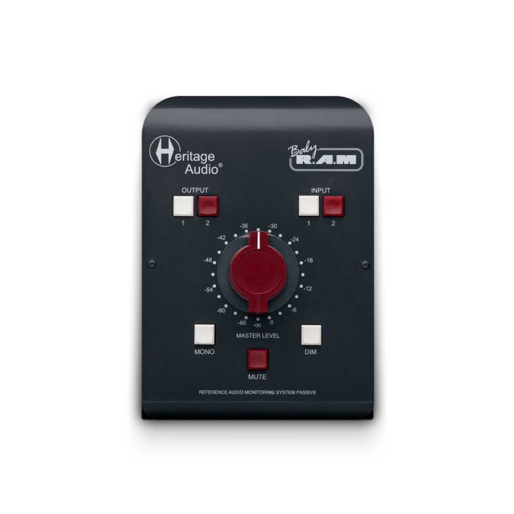 Heritage Audio Baby RAM パッシブ モニターコントローラー コントロールパネルの画像