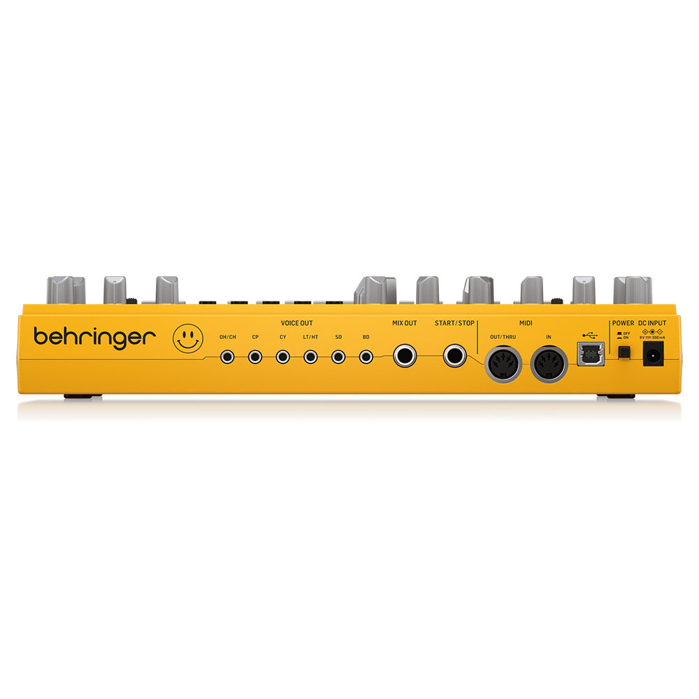 BEHRINGER RD-6-AM Rhythm Designer アナログリズムマシン ドラムマシン リズムデザイナー ベリンガー 入出力端子部の画像