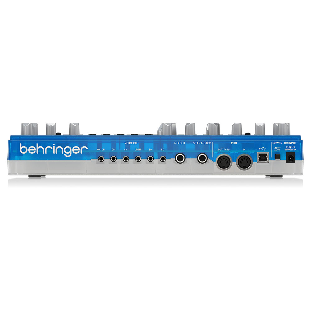 BEHRINGER RD-6-BB Rhythm Designer アナログリズムマシン ドラムマシン リズムデザイナー ベリンガー 入出力端子部の画像