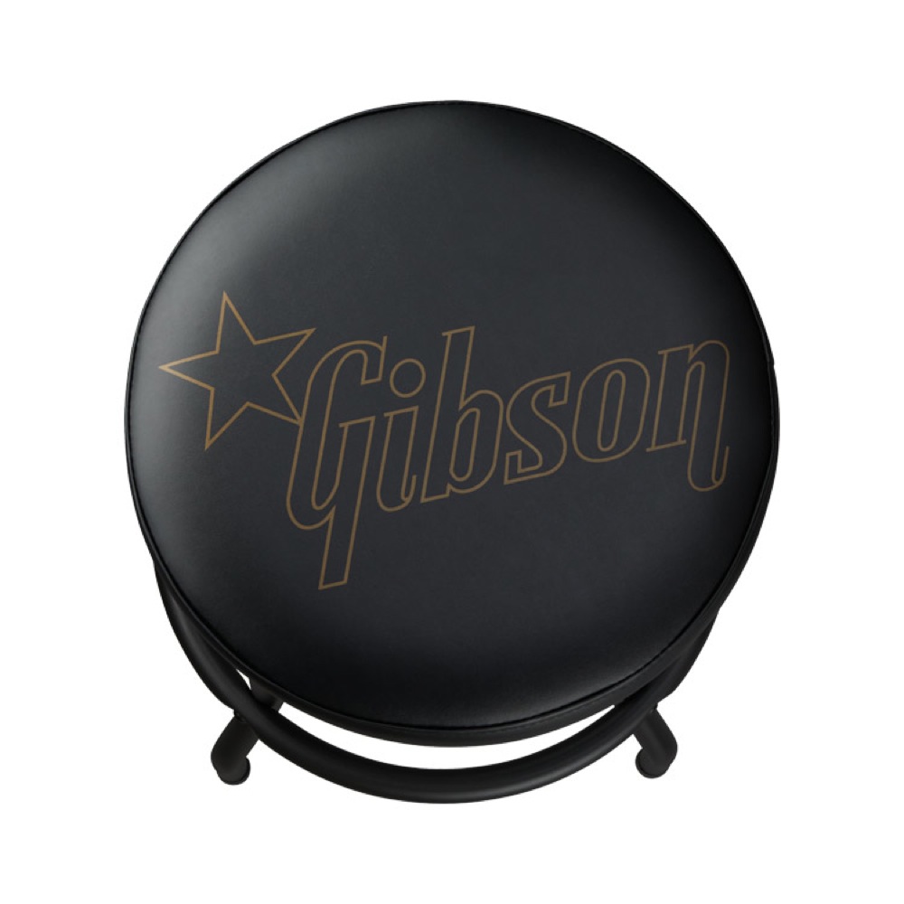 Gibson GA-STOOL4 Premium Playing Stool Star Logo Short スツール イス 椅子 座面の画像