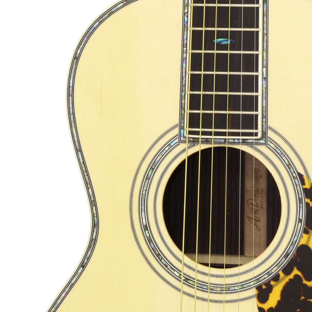 ARIA ADL-935 Parlor Style アコースティックギター サウンドホールの拡大画像