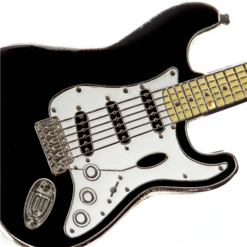 Fender Stratocaster Keychain Black キーチェーン アップ画像