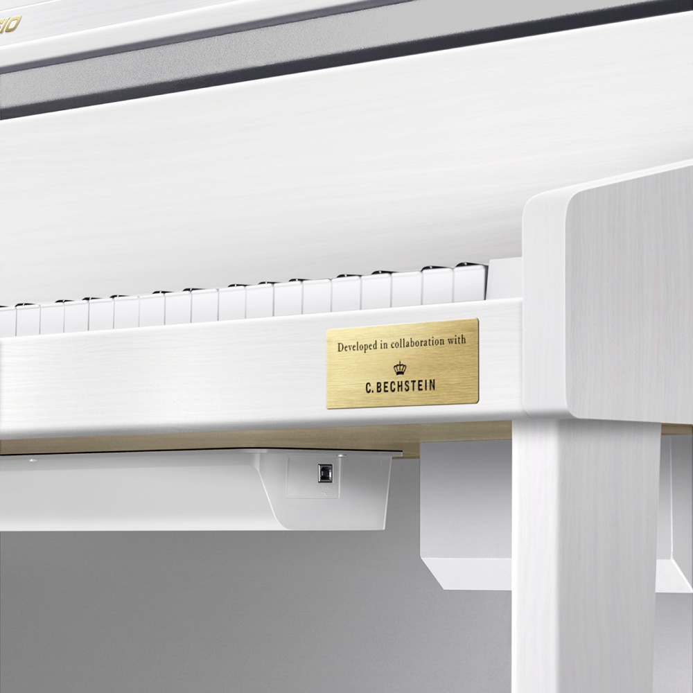 CASIO CELVIANO Grand Hybrid GP-310WE 電子ピアノ 高低自在椅子付き 【組立設置無料サービス中】 ペダル部の画像