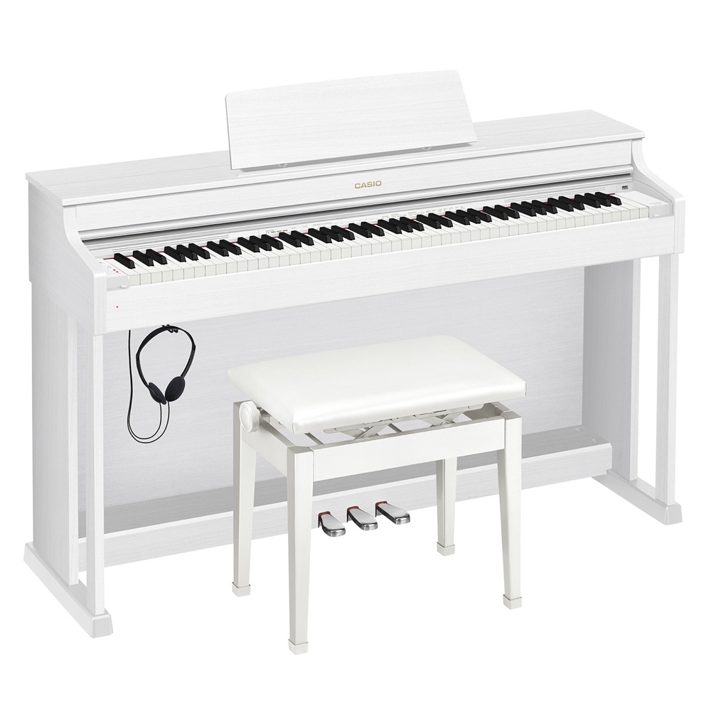 CASIO CELVIANO AP-470WE 電子ピアノ 高低自在椅子付き 【組立設置無料サービス中】