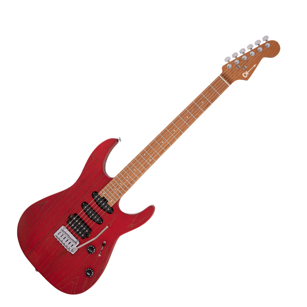 Charvel Pro-Mod DK24 HSS 2PT CM Ash Red Ash エレキギター