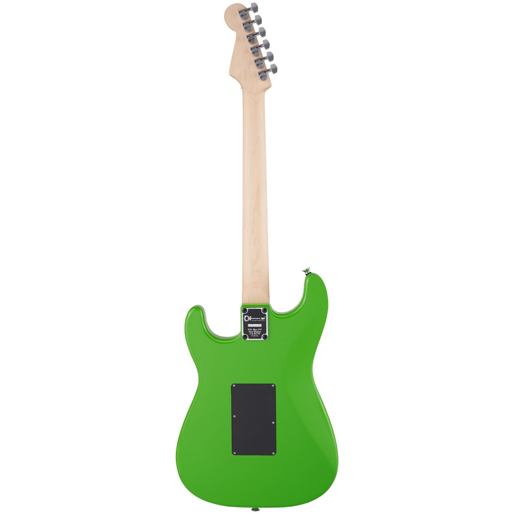 Charvel Pro-Mod So-Cal Style 1 HSH FR SLIME GREEN エレキギター 背面全体の画像