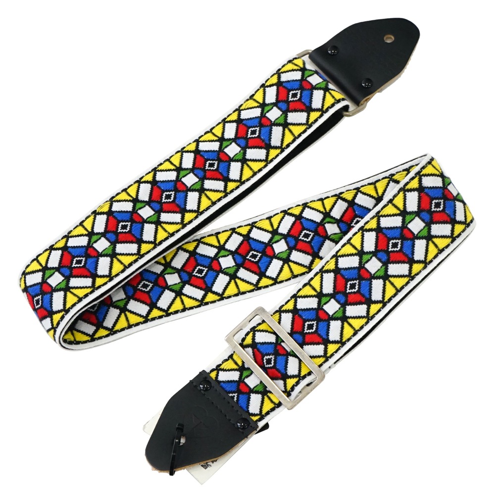Souldier VGS486 Ace Replica straps Stained Glass Yellow ギターストラップ