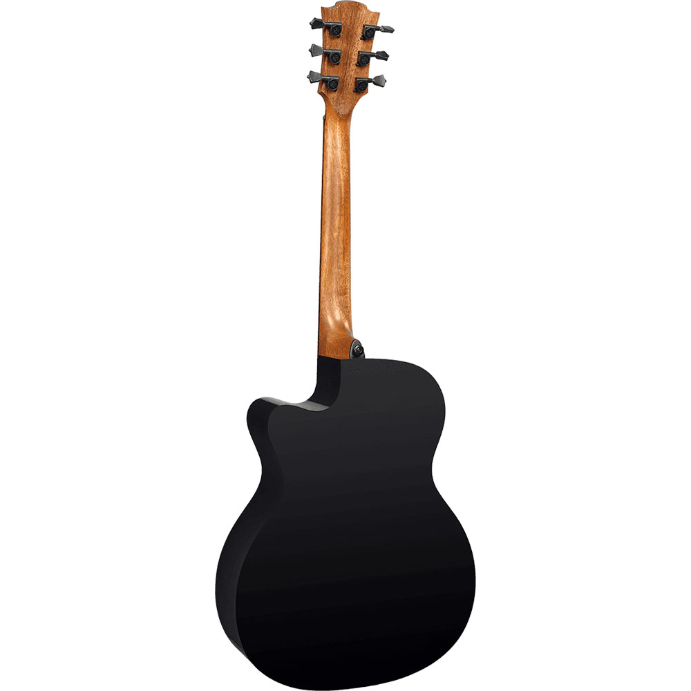 LAG GUITARS T118ACE-BLK エレクトリックアコースティックギター ボディバック全体画像