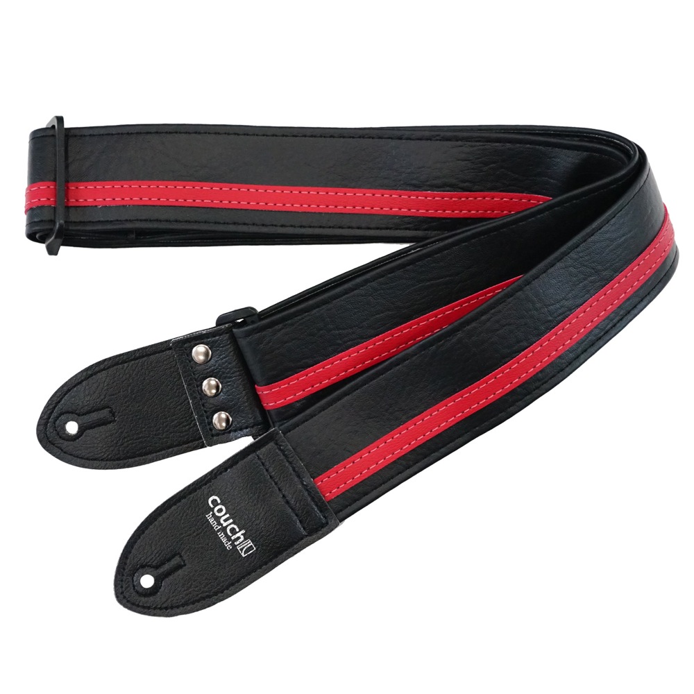 Couch Racer X Black / Red ギターストラップ