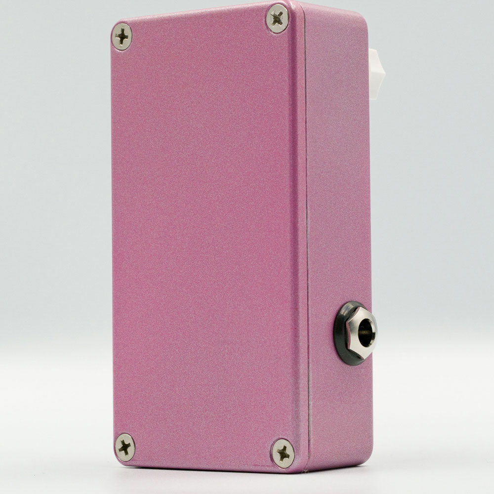 Westminster Effects WE-PTB Pink Treble Booster ブースター ギターエフェクター 入出力端子部画像 背面画像
