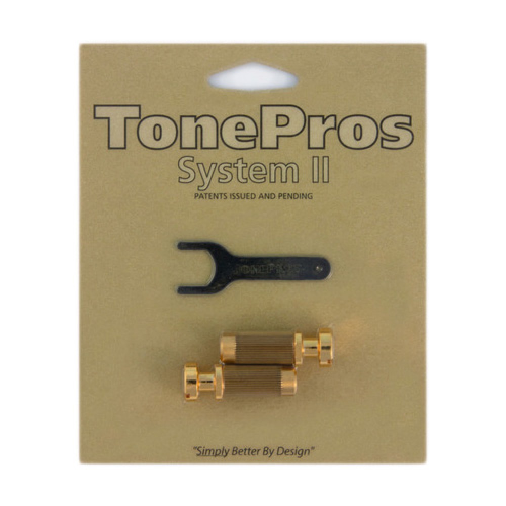 TonePros SM1-G Metric Locking Studs ブリッジスタッド アンカー ゴールド
