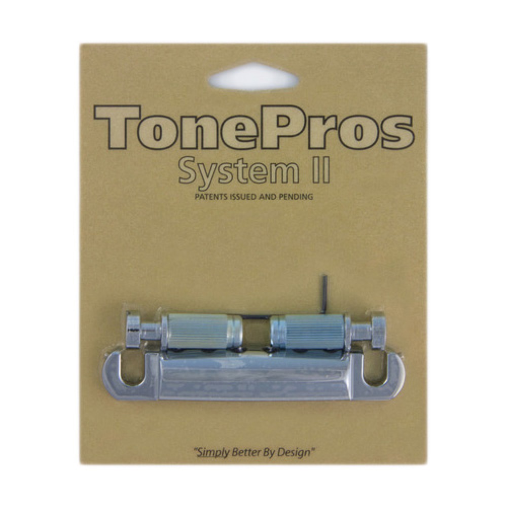 TonePros T1ZS-C Standard Tailpiece クローム ギター用テールピース