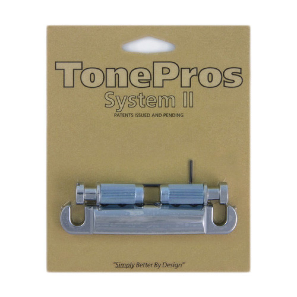 TonePros T1Z-C Metric Tailpiece クローム ギター用テールピース