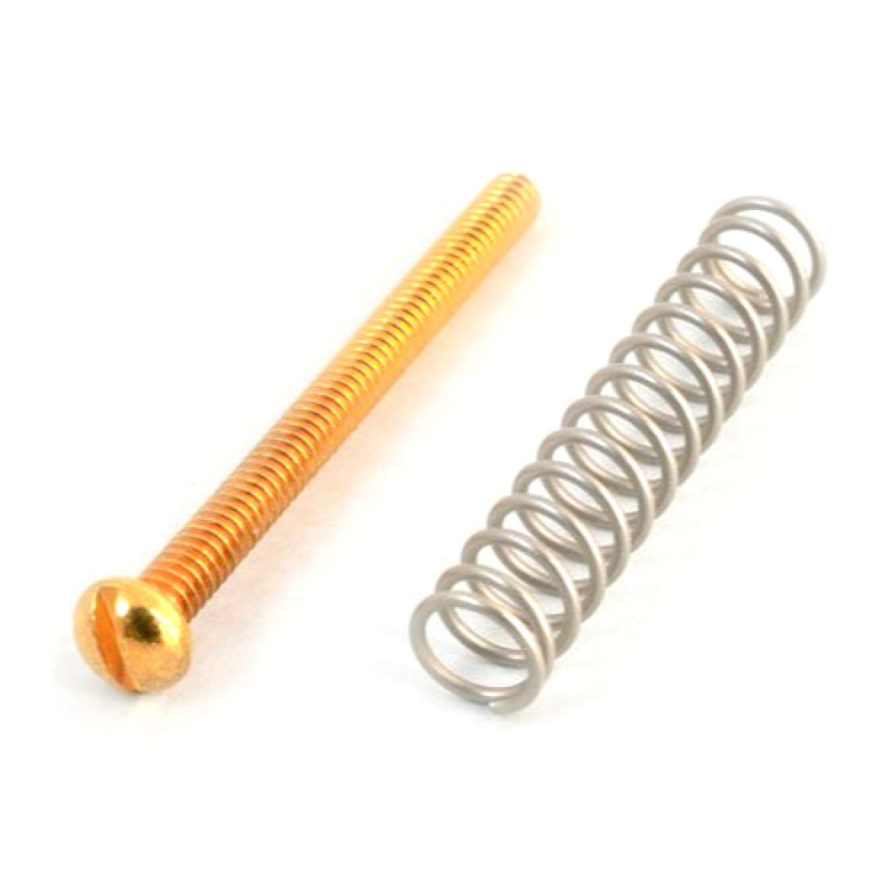 Montreux HB P/U height screws slotted head inch Gold 4 No.8637 ギターパーツ ネジ