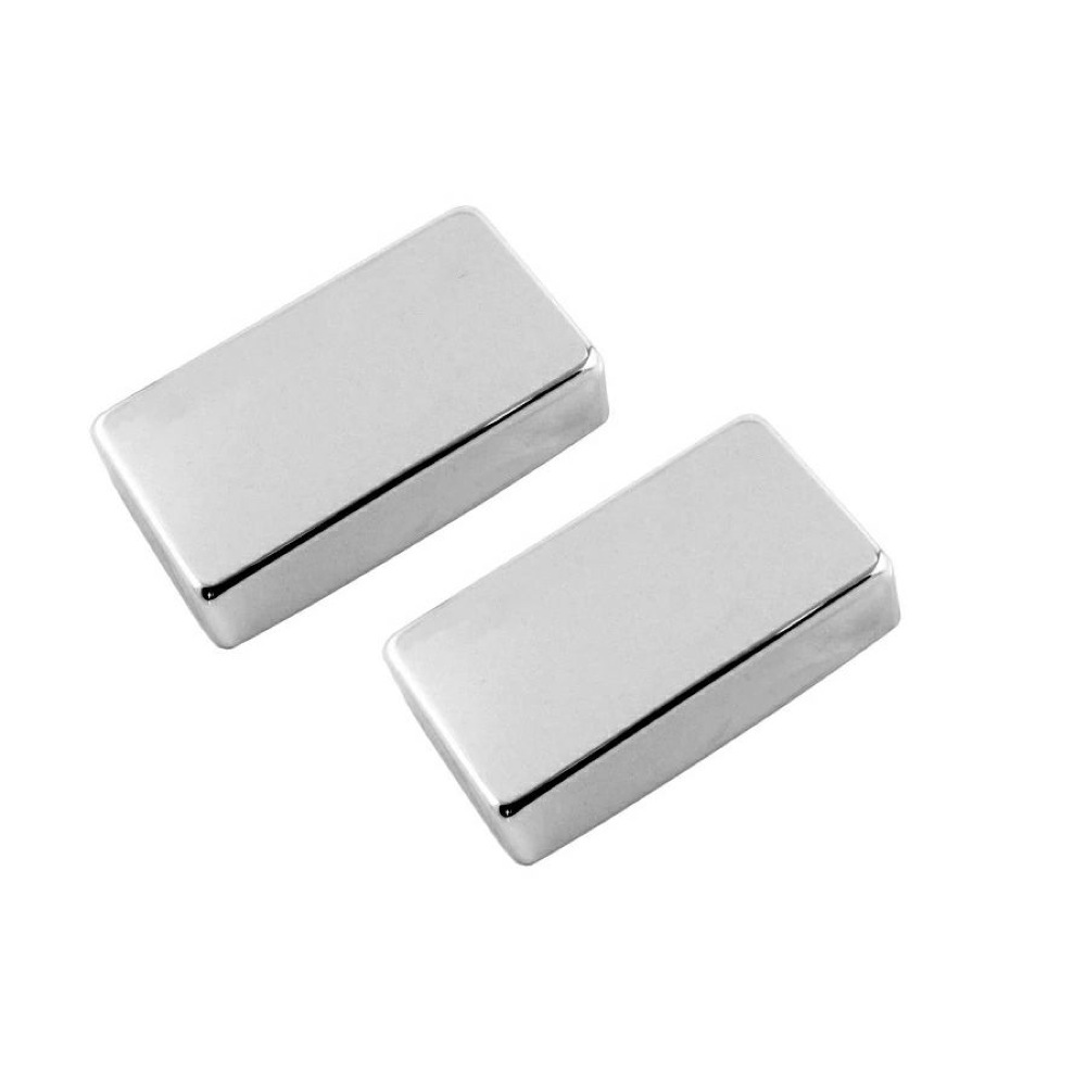 オールパーツ ALLPARTS 8264 PC-0307-010 Humbucking Pickup Cover Set with No Holes  Chrome ピックアップカバー