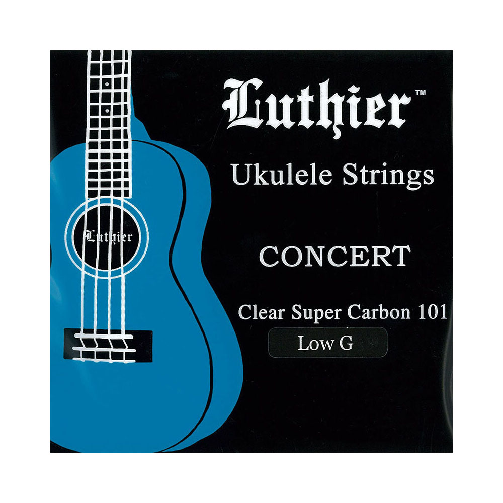 Luthier LU-CU-LG Ukulele Super Carbon 101 Strings コンサート用 Low G ウクレレ弦