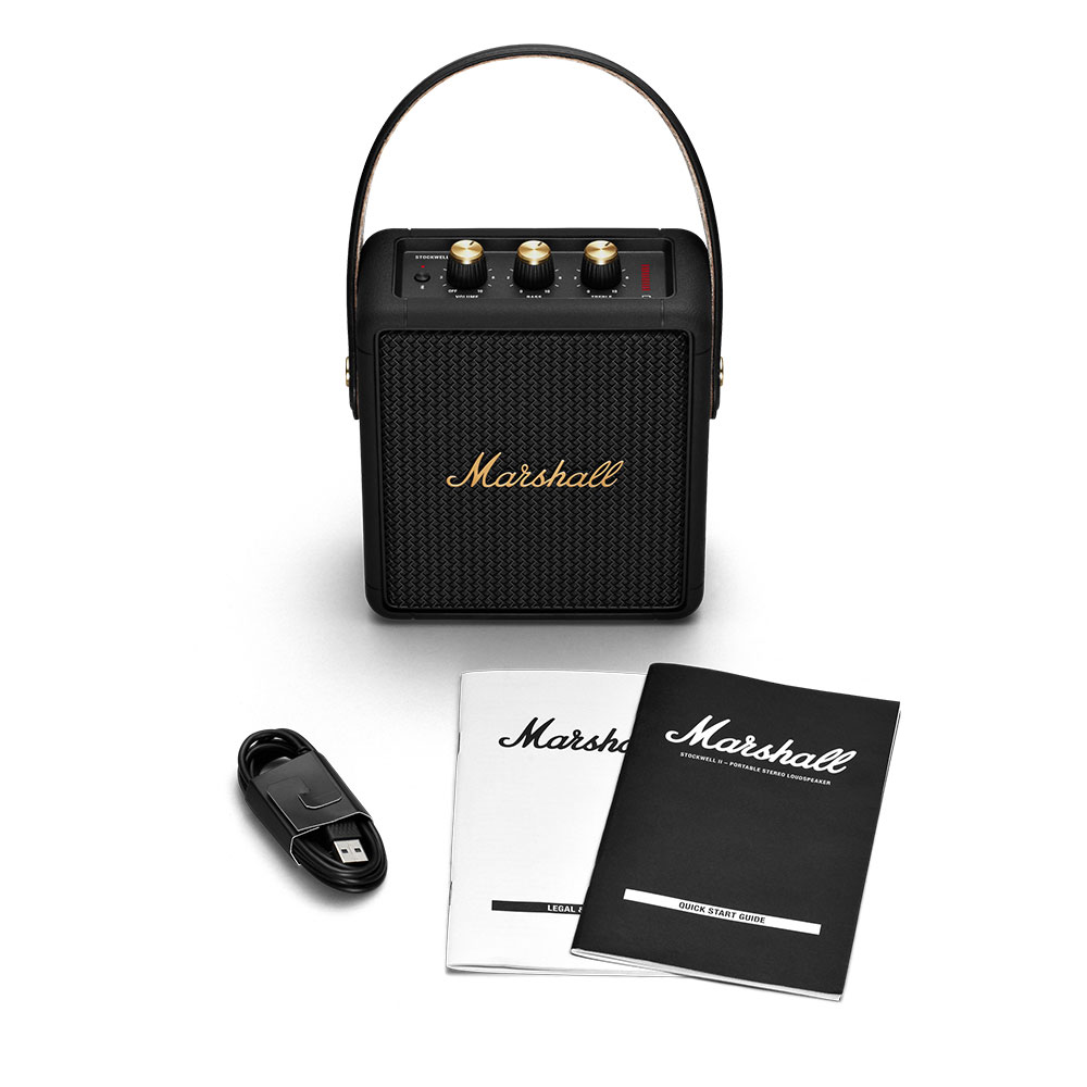 MARSHALL Stockwell II Black & Brass Bluetooth ワイヤレススピーカー 製品内容