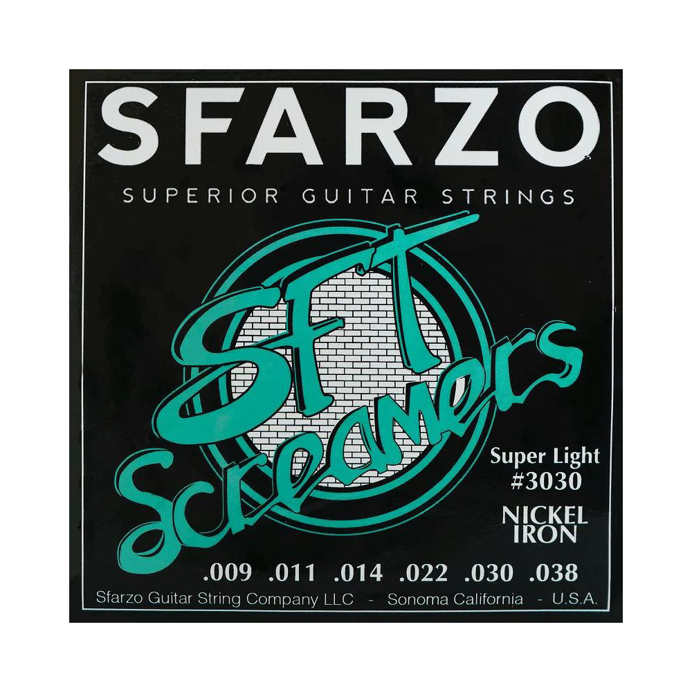 Sfarzo SFT Screamers 3030SF .009-.038 エレキギター弦