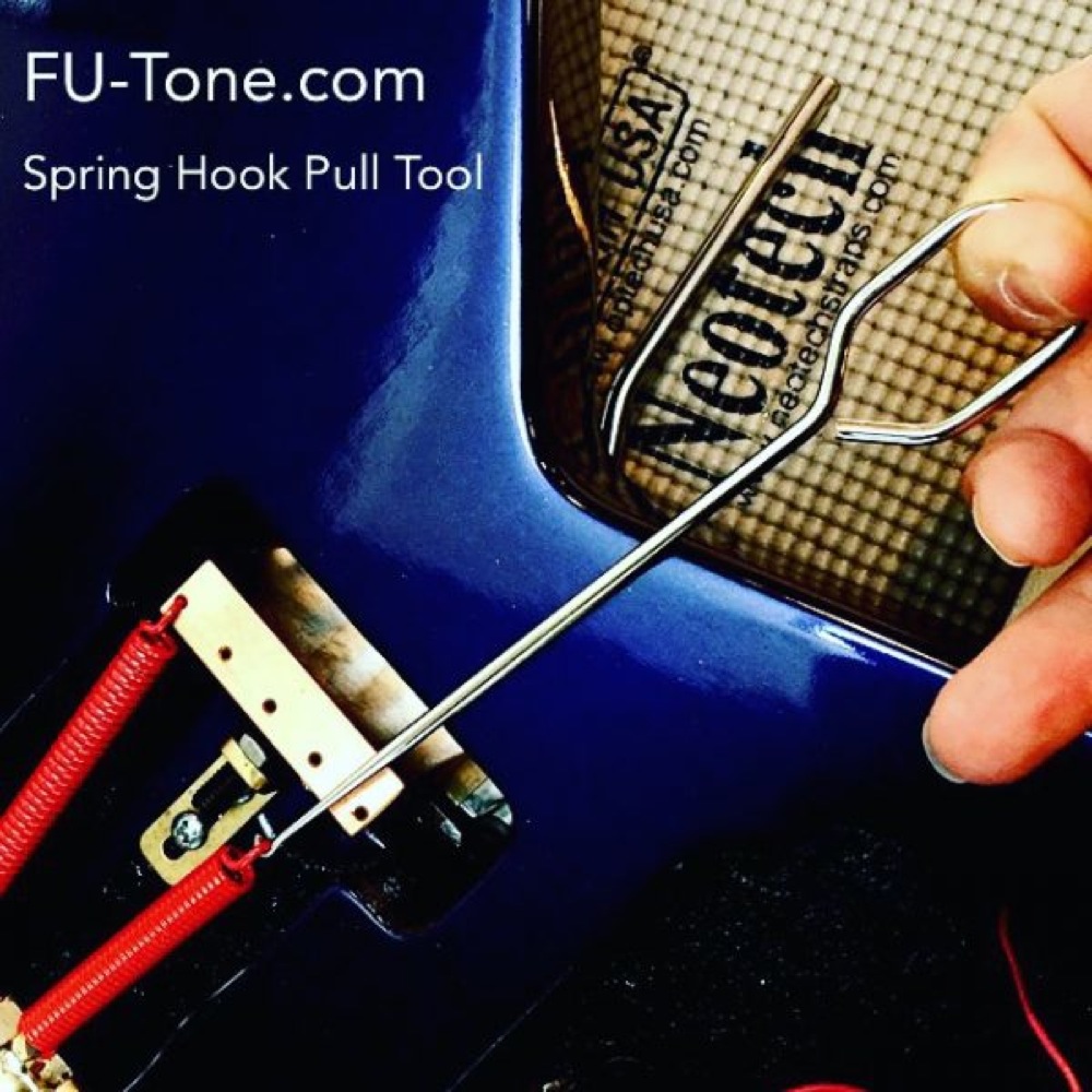 FU-Tone Spring Pull Tool トレモロスプリングツール 使用イメージ画像