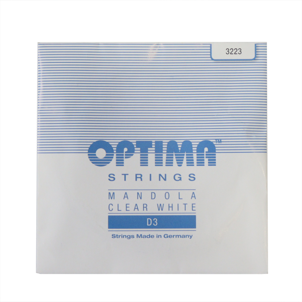 Optima Strings D3 3223 CLEAR WHITE 3弦 バラ弦 マンドラ弦