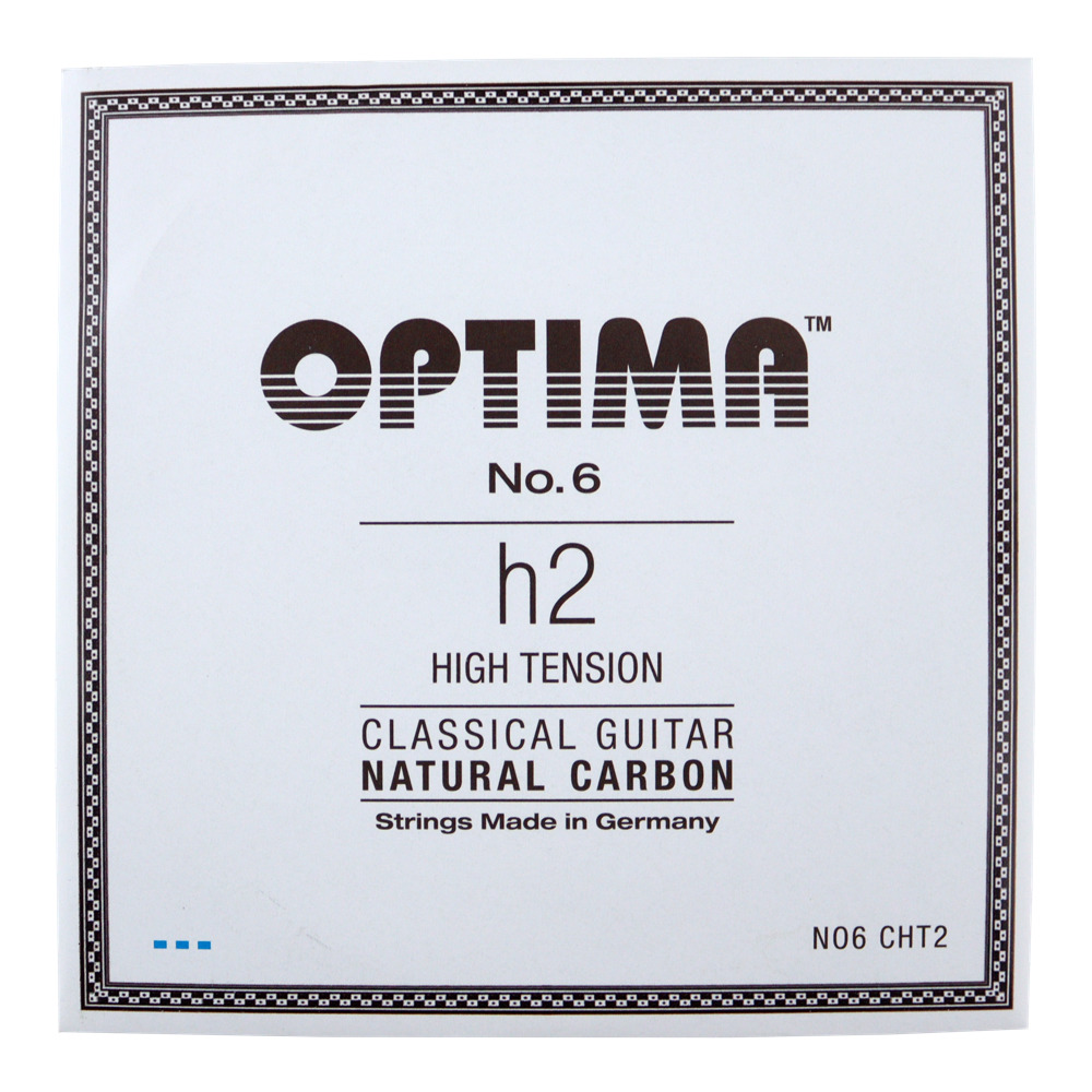 Optima Strings No6.CHT2 NaturalCarbon B/H2 High 2弦 バラ弦 クラシックギター弦