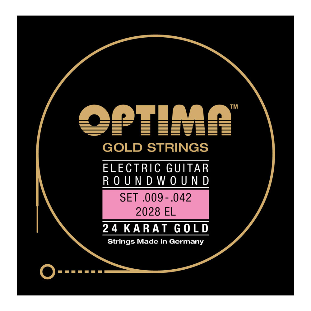 Optima Strings 2028.EL 24K Gold Strings エレキギター弦
